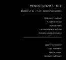 Menu Le Double Concept - Les menus enfants