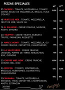 Menu Le Double Concept - Les pizzas spéciales