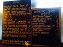 Menu Bec Jaune Brewery - Exemple de menu