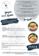 Menu Vedetts Beach Club - Les burgers
