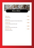 Carte et menu de Indian Masala à Saint Julien en Genevois — Les riz