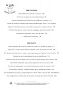 Carte et menu de Les Cocottes de Christian Constant à Saint Julien en Genevois — Les entrées et plats