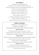 Carte et menu de Les Cocottes de Christian Constant à Saint Julien en Genevois — Les desserts et formules