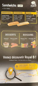 Carte et menu de Royal B à Saint Julien en Genevois — page 5