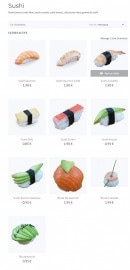 Carte et menu de SushiBio à Saint Julien en Genevois — Sushi