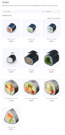 Carte et menu de SushiBio à Saint Julien en Genevois — Maki