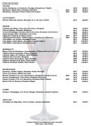 Menu Le Spot Mont Blanc - Les vins rouges