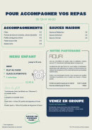 Menu PlanB Living - Les accompagnements