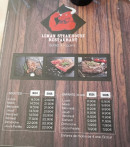 Menu Leman steak house - Les buffets