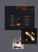 Menu Zaino ristorante Thonon - Dolci della casa