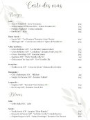 Carte et menu de Le Redon à Margencel — Les vins