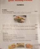 Carte et menu de Good Morning Vietnam à Thonon les Bains — Les entrées froides et fritures