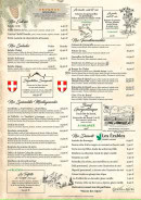 Menu Le Chalet du Lac - Entrées, salades et spécialités