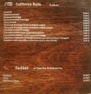 Carte et menu de Sushi Fumi à La Clusaz — California rolls et sashimi