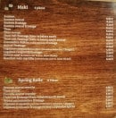 Carte et menu de Sushi Fumi à La Clusaz — Maki et spring rolls