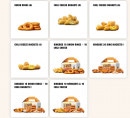 Menu Burger King - Les snacks suite