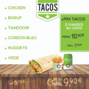 Menu Chicken's - Les tacos