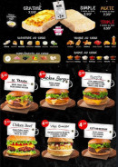 Menu Tacos Food - Les burgers