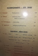 Menu Ghandi - Accompagnements et pains indian 