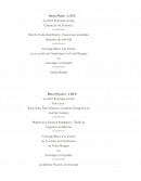 Menu La Passion Des Saveurs - Menu plaisir et passion