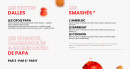 Menu Les Burgers de Papa - Les petites dalles, smashés et nuggets,...