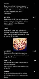 Menu Maestro - Les pizzas page 2