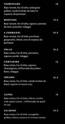 Menu Maestro - Les pizzas page 3