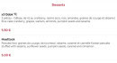Menu Oson Doson - Les dessrets