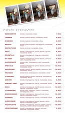 Menu Pizza San Marco - les pizzas