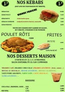 Menu Point Pizza - Les kebabs et desserts maison