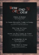 Menu Chez Constant - Menu coup cœur 