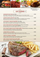 Menu La Potinière - Les viandes