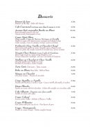 Menu Le Monchu - Désserts