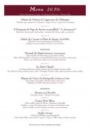 Menu Le Monchu - Menu 29.50€