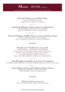 Menu Le Monchu - Menu 36.00€