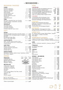 Menu Little boxes - Les boissons