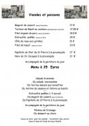 Menu La Croix St Maurice - Les viandes, poissons,...