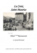 Menu La Croix St Maurice - La carte et menu