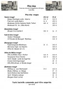 Menu La Croix St Maurice - Les vins
