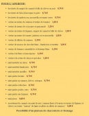 Carte et menu de Le Coin Gourmand à Le Grand Bornand — Les apéritifs
