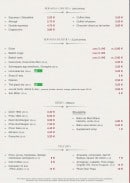 Menu Muratore - Les boissons, bières et digestifs