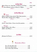 Menu Le Moulin à Poivre - Vins suite