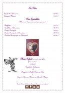 Menu Le Bellevue - Pâtes, spécialités et menu enfant 