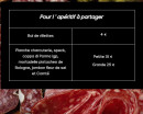 Menu L'Efferves'Sens - A partager