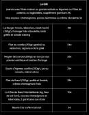 Menu L'Efferves'Sens - Le grill