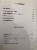 Menu L'Osterlaz - Poissons et savoyard