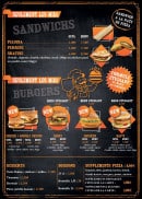 Menu Chez Pizza Perrine - Les sandwiches, burgers,...