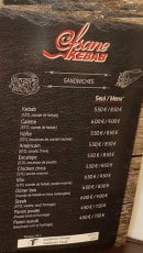 Menu Efsane Kebab - les kebabs