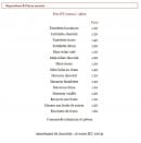 Menu Les Terrasses - Les mignardises et pièces sucrées