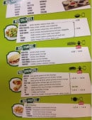 Menu Street food - Salades, paninis, sandwichs,.....